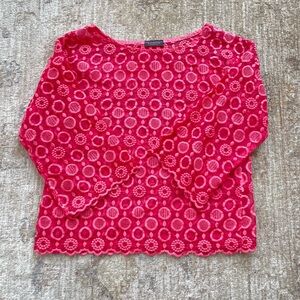 Unique Made in Italy 🇮🇹 Blouse in Red